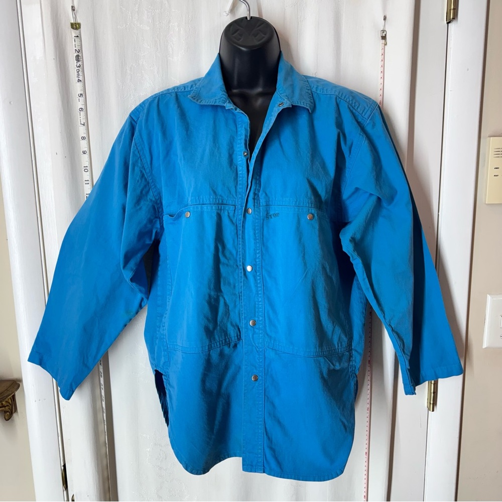 Vintage Don't Stop Oversized Snap Shirt